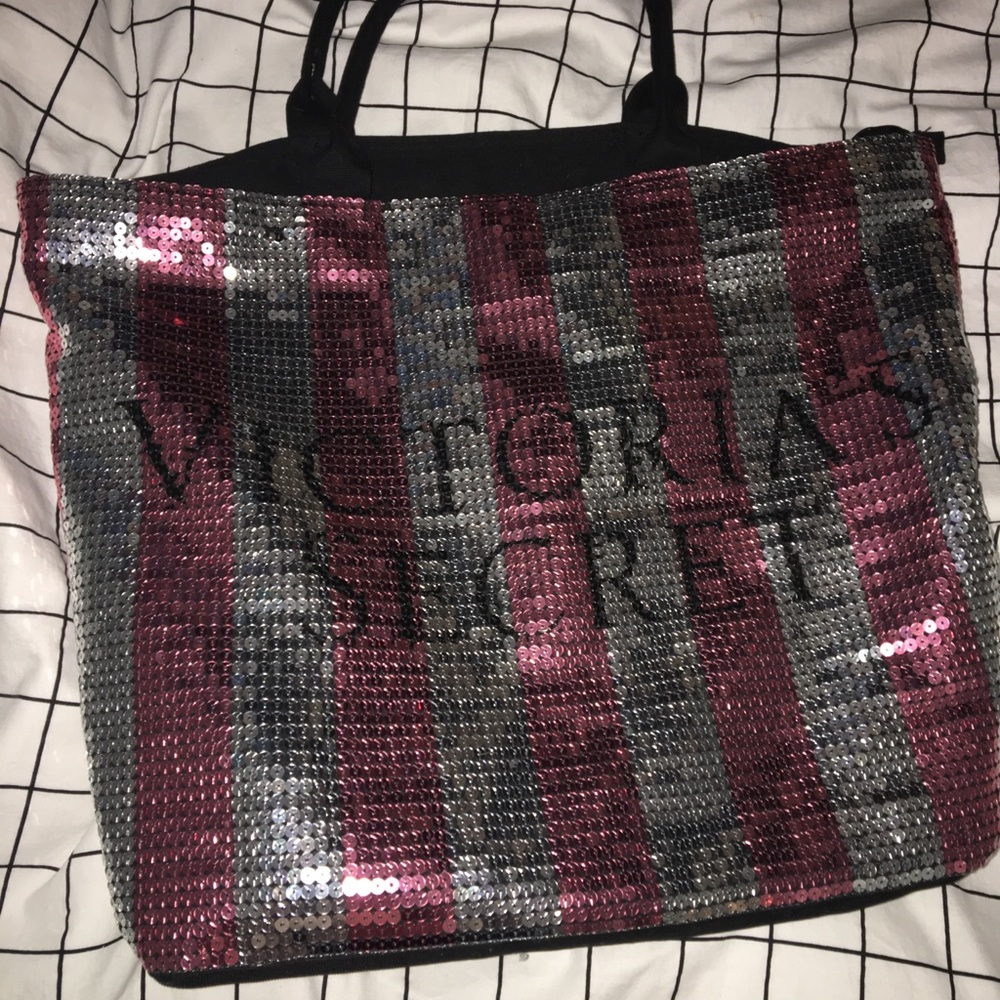 Victoria Secret sequence tote bag